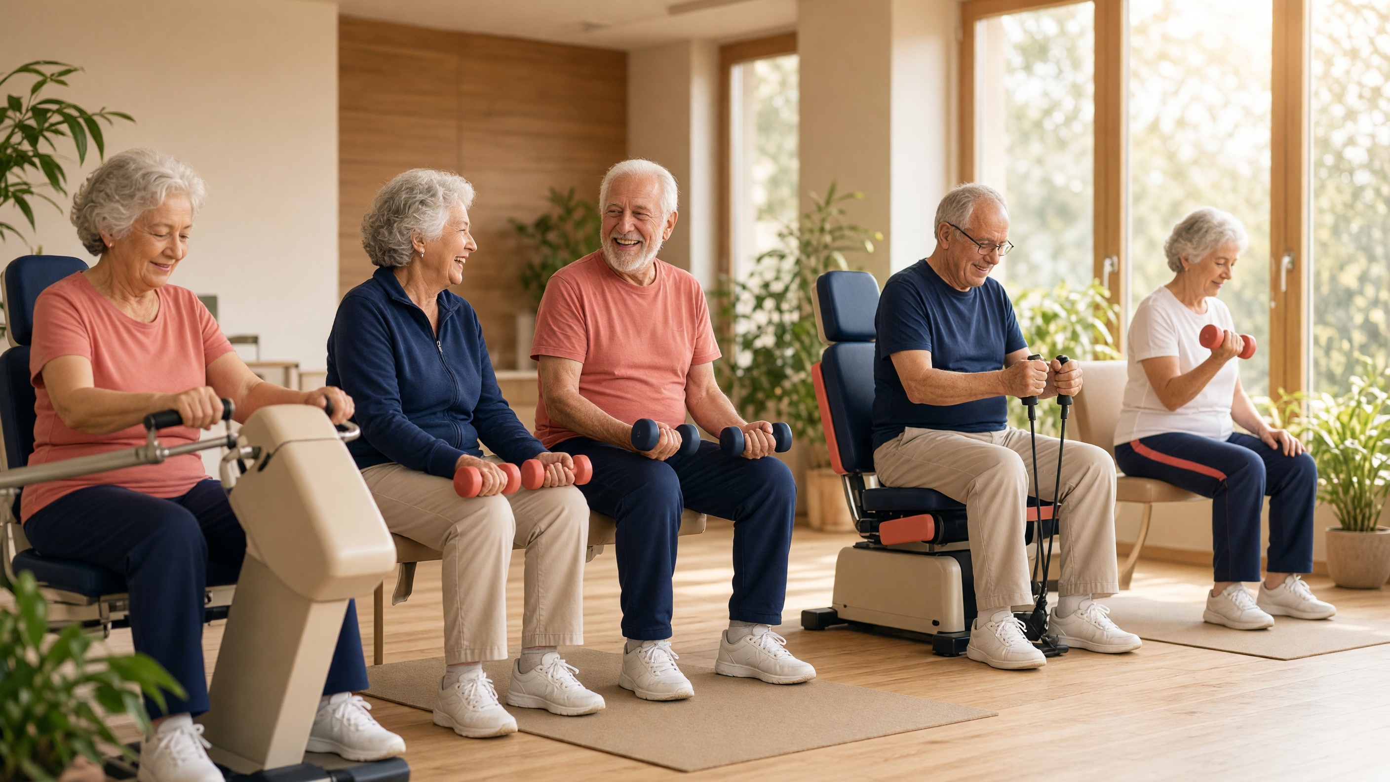 Menschen zwischen 65 plus